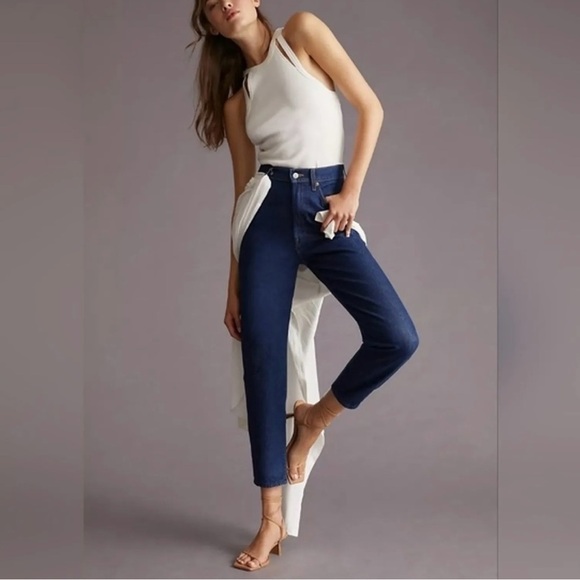 MOTHER | Snacks! Twizzy Ankle Jeans in Cold Brew - Size 27 - NWT - Picture 1 of 12